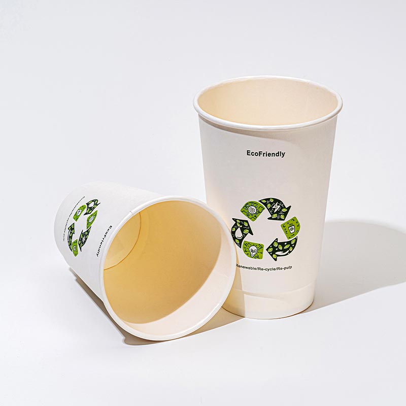 学校やカフェテリア用の水性裏地付きドリンクカップ