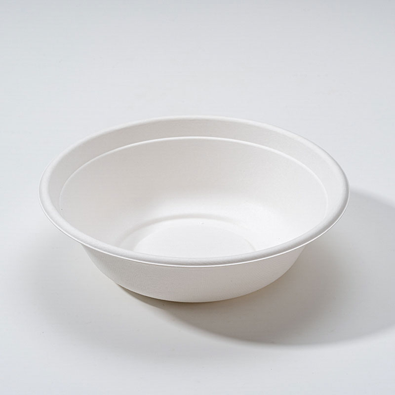 食事準備サービス用バガスパルプストレートボウル