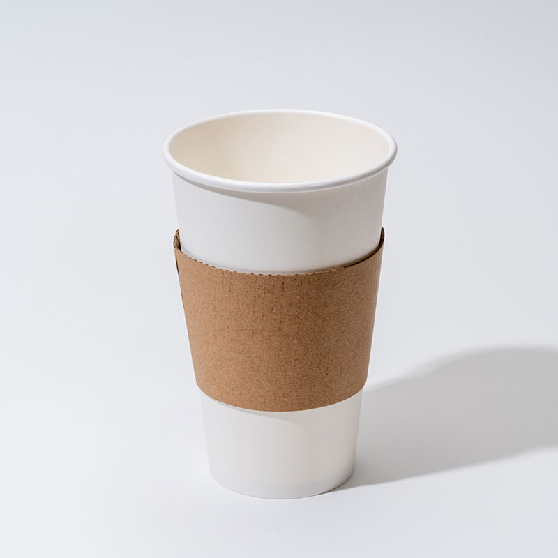 ロゴ入り堆肥化可能なコーヒーカップスリーブ