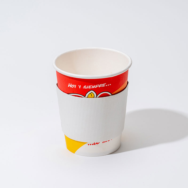 ホットドリンク用の使い捨て紙カップスリーブ